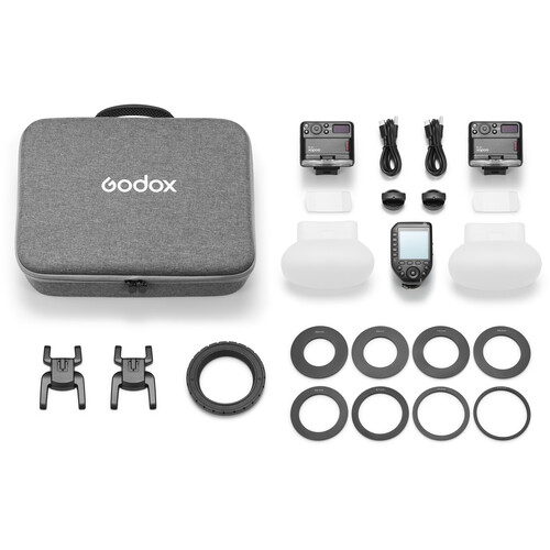 Godox MF12-DK1 Dental Macro Flash Kit za Canon, dva blica i okidač - 1